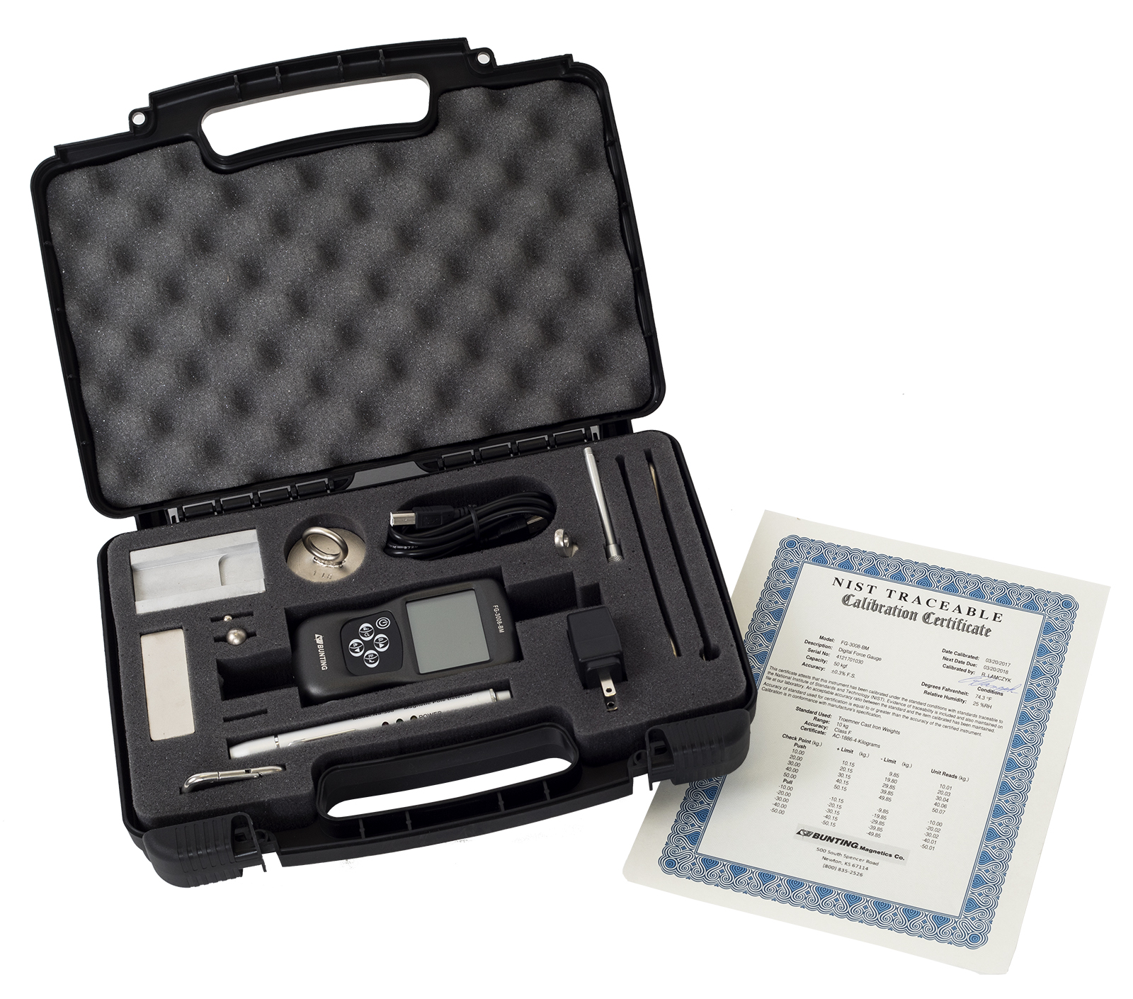 Magnetic Pull Test Kit - Digital Scale