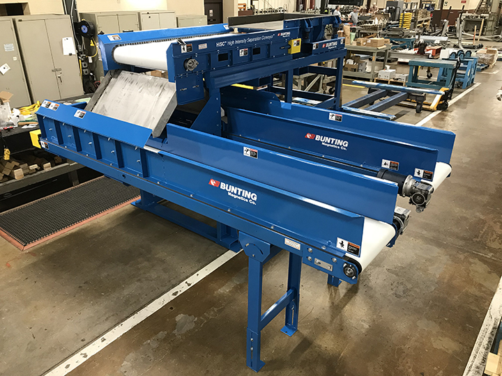 HISC 2-HISC HIGH INTENSITY SEPARATION CONVEYOR-magnetic separation-Bunting Magnetics-Newton, KS