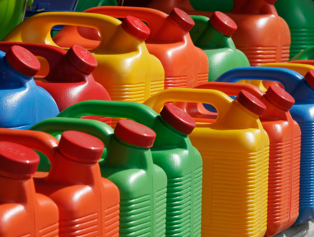 plastic jugs