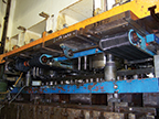 a heavy duty low profile conveyor in a factory