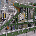 Conveyor in a factory